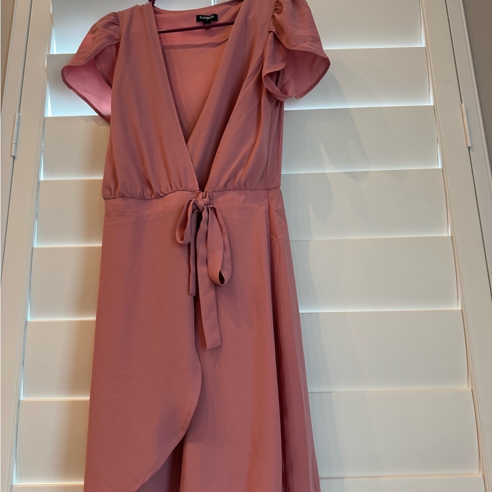 Pink cocktail style dress